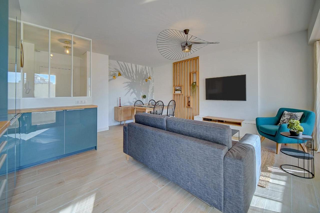 Immogroom- Renovated- Large Terrace- Ac- Shops- Parking Cannes Luaran gambar