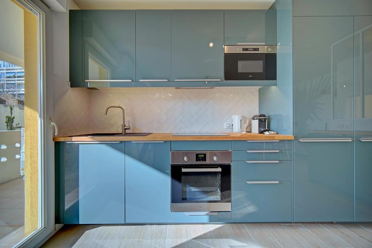 Immogroom- Renovated- Large Terrace- Ac- Shops- Parking Cannes Luaran gambar