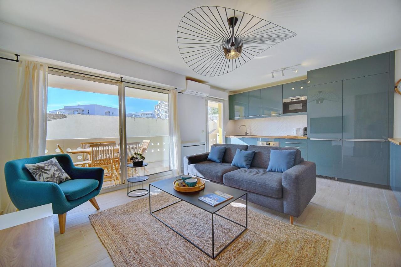 Immogroom- Renovated- Large Terrace- Ac- Shops- Parking Cannes Luaran gambar